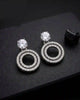 Zivara Duo Earrings Tops – Modern Chic Design in Gold & Silver